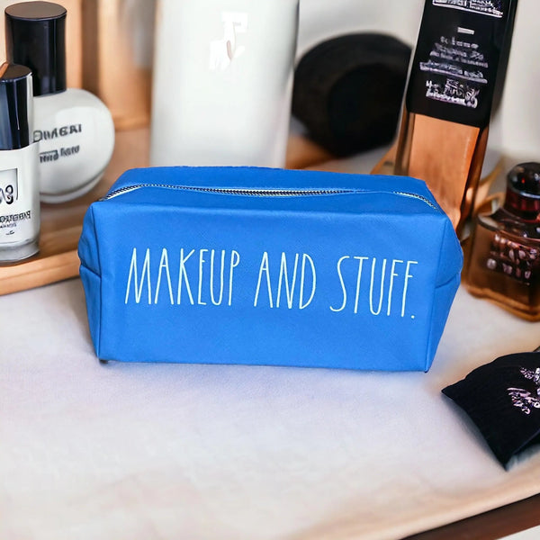 Rae Dunn Cosmetic Bag – Chic Travel Makeup Organizer