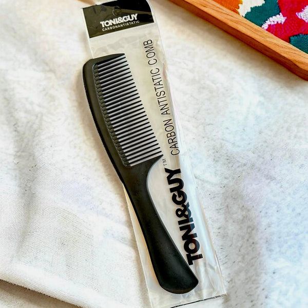 Toni&Guy Carbon Antistatic Comb - Detangle & Smooth Hair