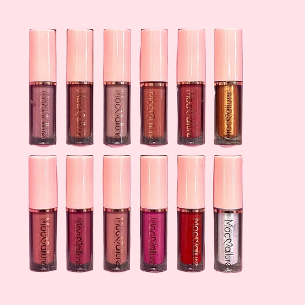 Mocallure Delicate Fashion Makeup 12 Pcs Lipglosses