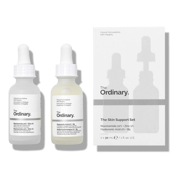 The Ordinary The Skin Support Set ( Niacinamide & Hyaluronic Acid )